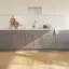 Négyszögletű világos természetes bambusz szőnyeg 100 x 400 cm