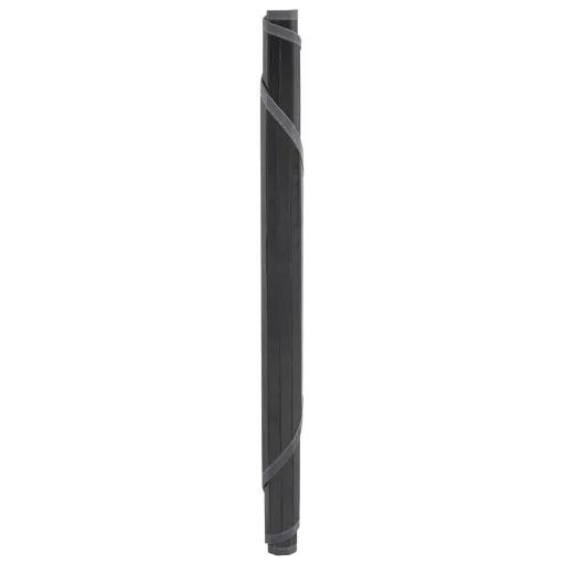 Kerek szürke bambusz szőnyeg 80 cm