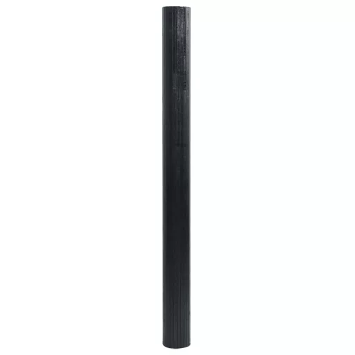 Fekete bambusz térelválasztó szélessége 800 cm magassága 165 cm