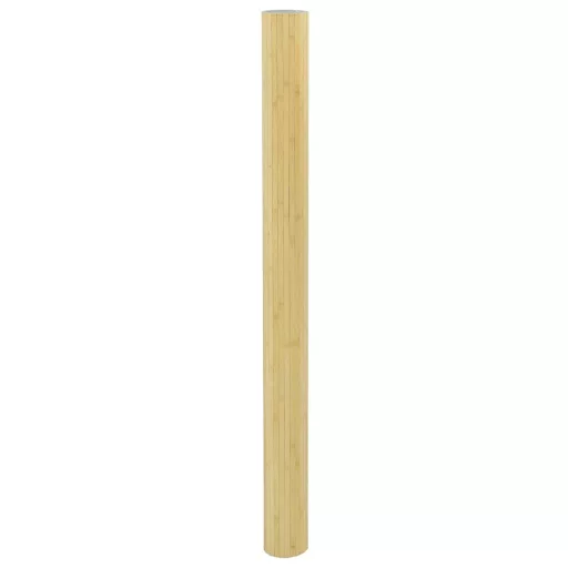 Világos természetes bambusz térelválasztó szélessége 800 cm magassága 165 cm