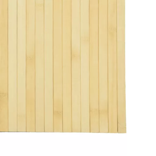 Világos természetes bambusz térelválasztó szélessége 800 cm magassága 165 cm