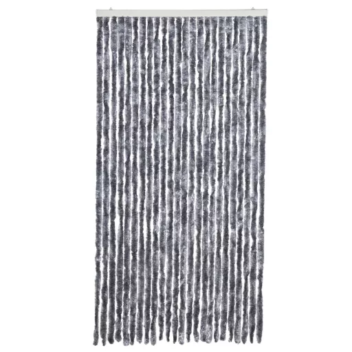 Ezüst zsenília rovarfüggöny 100 x 200 cm