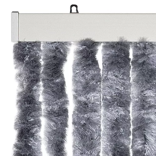 Ezüst zsenília rovarfüggöny 100 x 200 cm