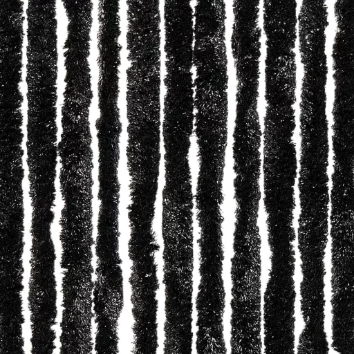 Antracitszürke zsenília rovarfüggöny 100 x 200 cm