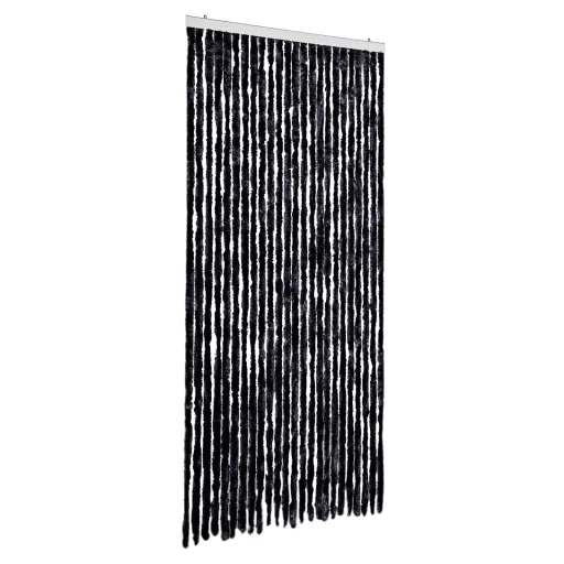 Antracitszürke zsenília rovarfüggöny 100 x 230 cm