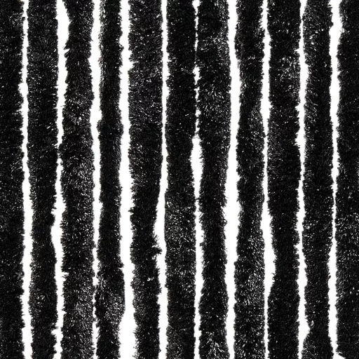 Antracitszürke zsenília rovarfüggöny 100 x 230 cm