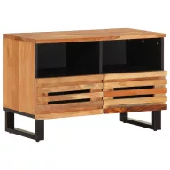 Tömör akácfa TV-szekrény 70 x 34 x 46 cm