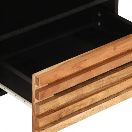 Tömör akácfa TV-szekrény 80 x 34 x 46 cm