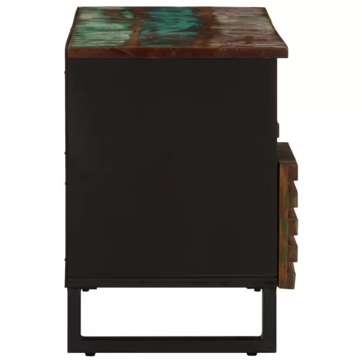 Tömör akácfa TV-szekrény 100 x 34 x 46 cm