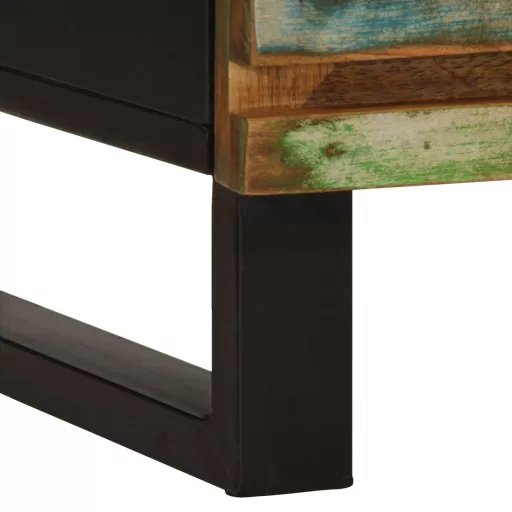 Tömör akácfa TV-szekrény 100 x 34 x 46 cm