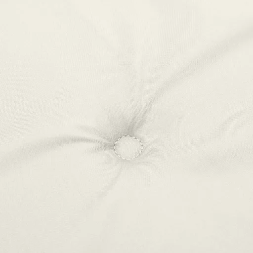 2 db melange krémszínű szövet kerti padpárna 200 x 50 x 7 cm