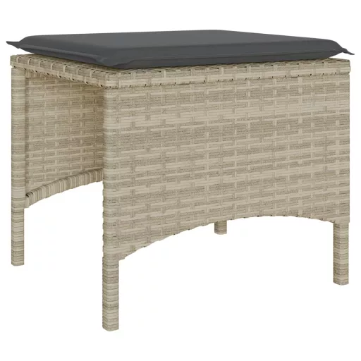 2 személyes szürke polyrattan kerti kanapé asztallal/székkel