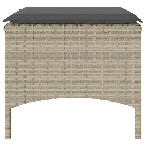 2 személyes szürke polyrattan kerti kanapé asztallal/székkel