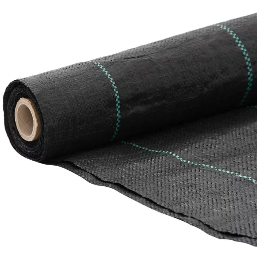 Fekete PP talajtakaró membrán 1x150 m