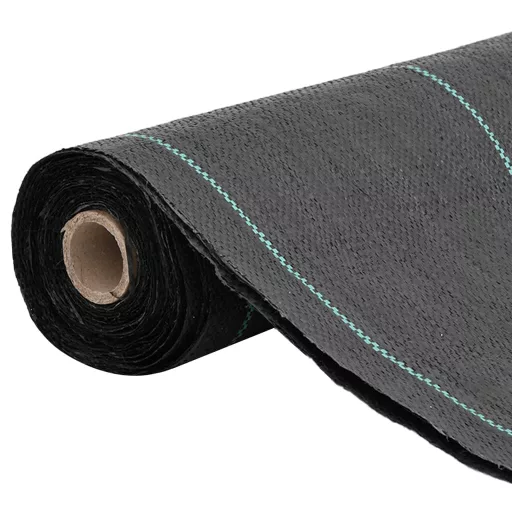Fekete PP talajtakaró membrán 1,5x25 m