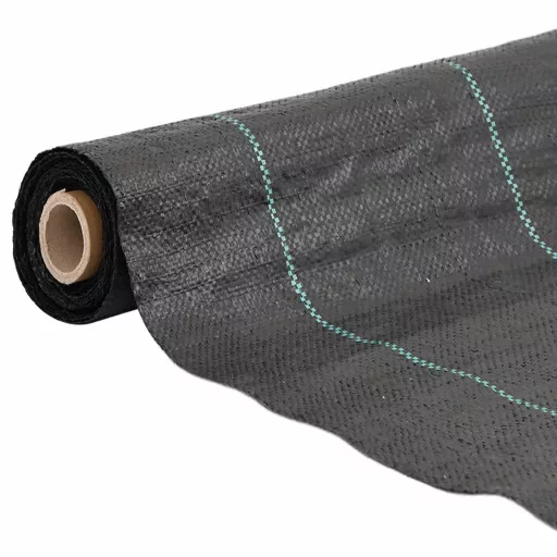 Fekete PP talajtakaró membrán 1x25 m