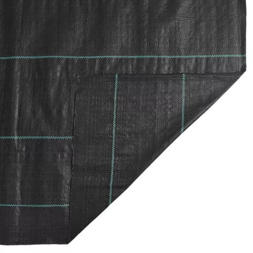 Fekete PP talajtakaró membrán 1x25 m
