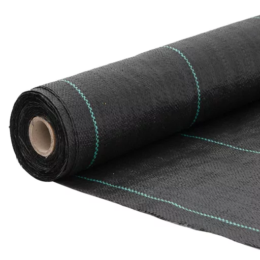 Fekete PP talajtakaró membrán 1,5x10 m