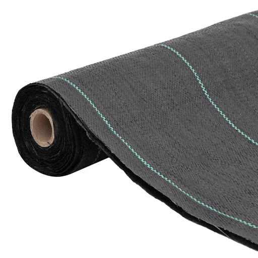 Fekete PP talajtakaró membrán 1,5x25 m