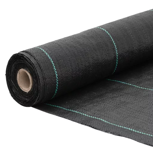 Fekete PP talajtakaró membrán 1,5x150 m