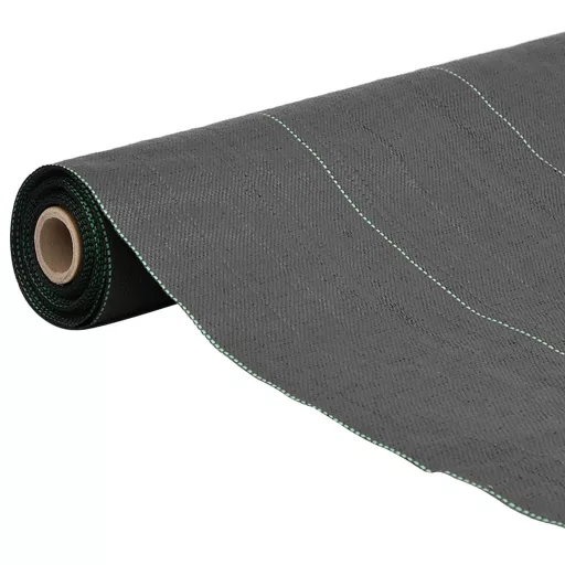 Fekete PP talajtakaró membrán 1x10 m