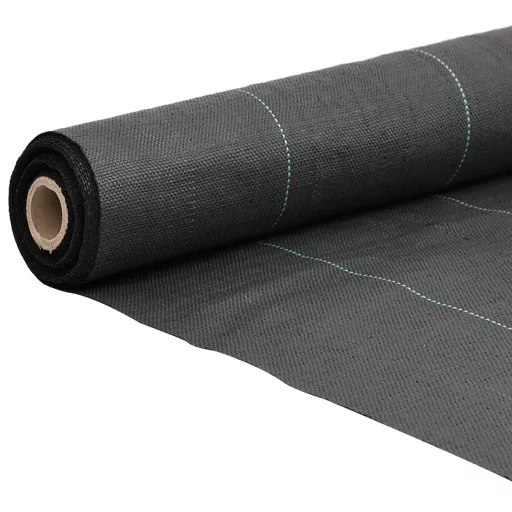 Fekete PP talajtakaró membrán 1x10 m