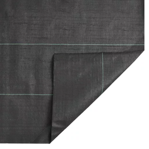 Fekete PP talajtakaró membrán 1x25 m