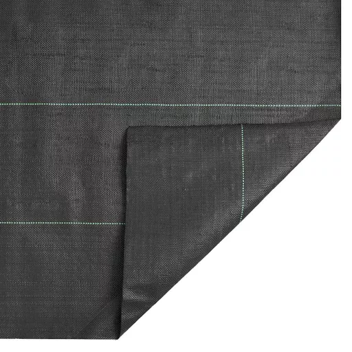 Fekete PP talajtakaró membrán 1,5x50 m