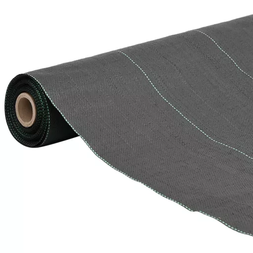 Fekete PP talajtakaró membrán 2x10 m