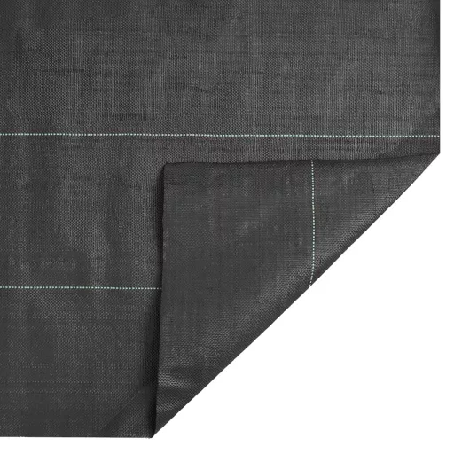 Fekete PP talajtakaró membrán 2x10 m