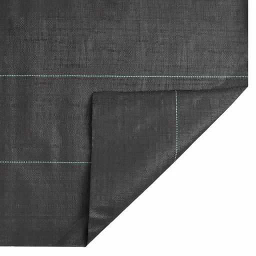 Fekete PP talajtakaró membrán 2x25 m