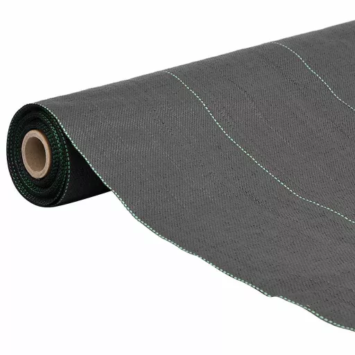 Fekete PP talajtakaró membrán 2x50 m