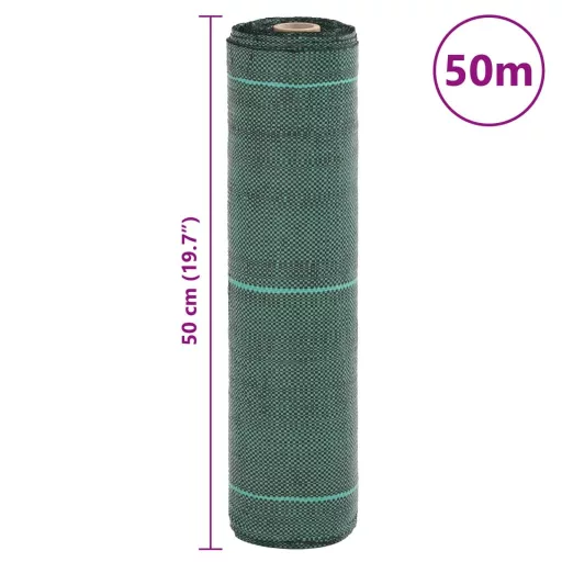 Zöld gyomfólia 0,5 x 50 m PP
