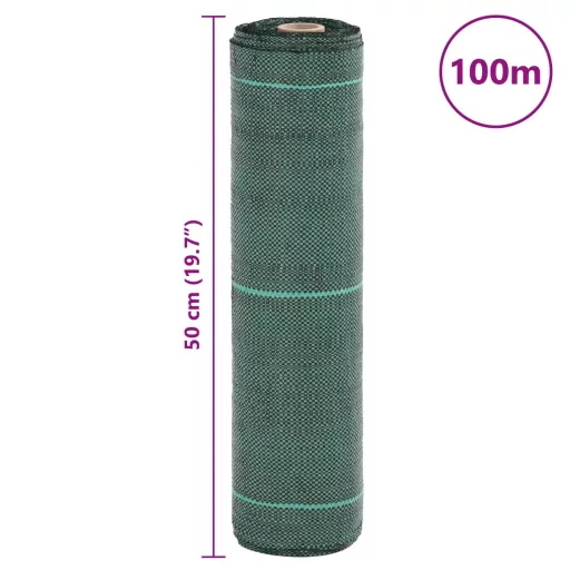 Zöld gyomfólia 0,5 x 100 m PP