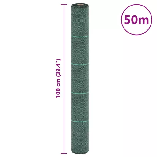 Zöld PP talajtakaró membrán 1x50 m