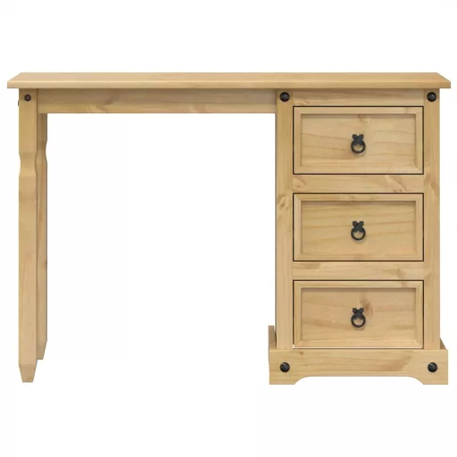 Corona tömör fenyőfa fésülködőasztal 110x47x75 cm