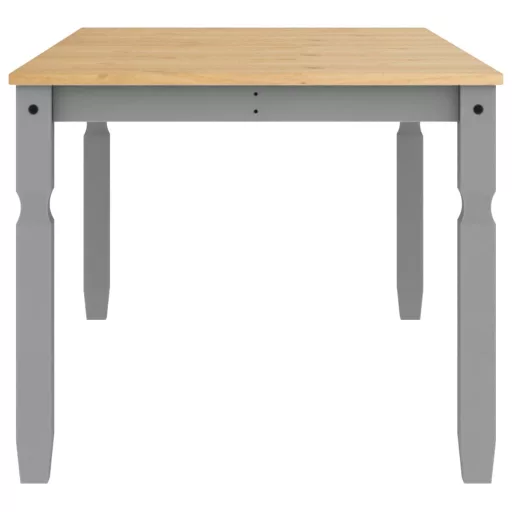 Corona szürke tömör fenyőfa ebédlőasztal 180 x 90 x 75 cm
