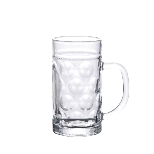 6 db üveg söröskorsó fogantyúval 500 ml