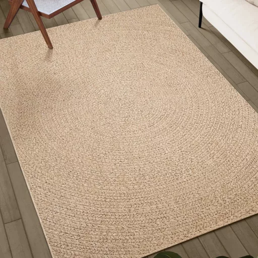 ZIZUR juta hatású beltéri és kültéri szőnyeg 200x200 cm