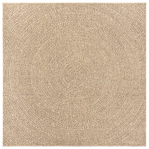 ZIZUR juta hatású beltéri és kültéri szőnyeg 200x200 cm