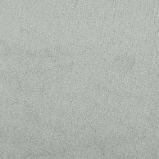 Világosszürke bársony lábzsámoly 77x55x31 cm