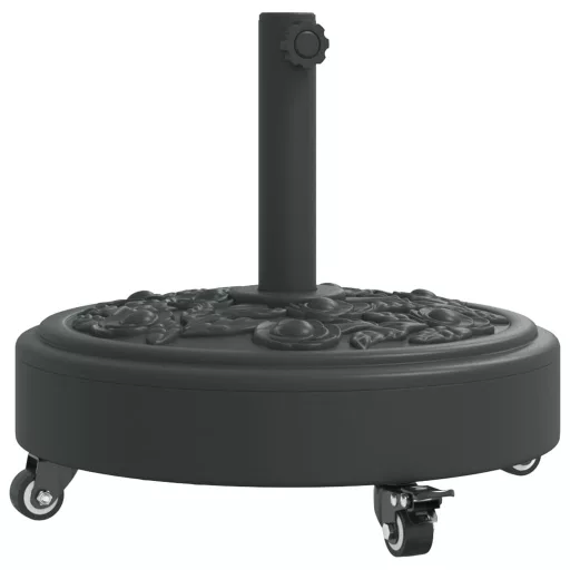 Görgős kerek napernyőtalp rúdhoz Ø38 / 48 mm 27 kg