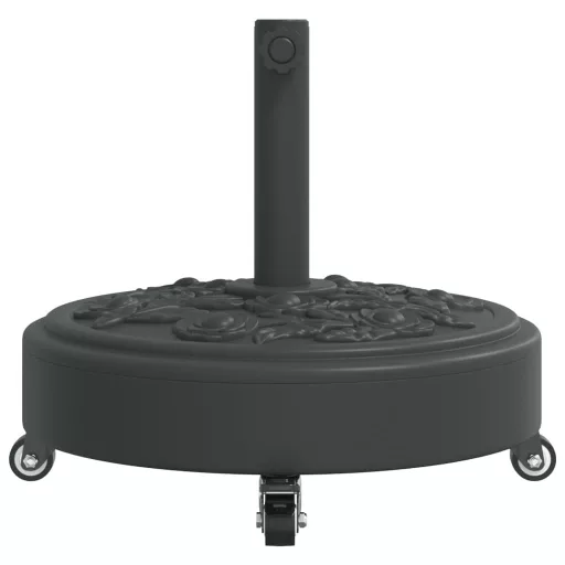 Görgős kerek napernyőtalp rúdhoz Ø38 / 48 mm 27 kg
