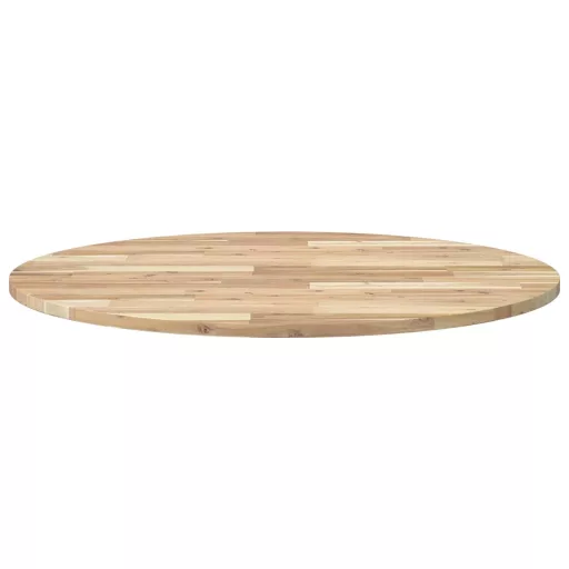Kerek tömör akácfa asztallap Ø90 x 2 cm