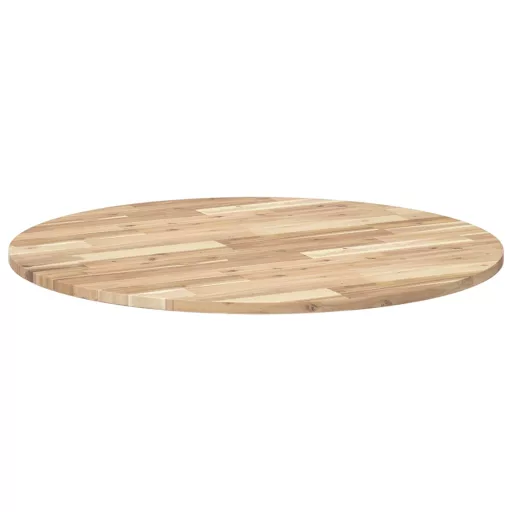 Kerek tömör akácfa asztallap Ø90 x 2 cm