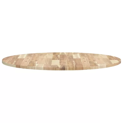 Kerek tömör akácfa asztallap Ø90 x 2 cm