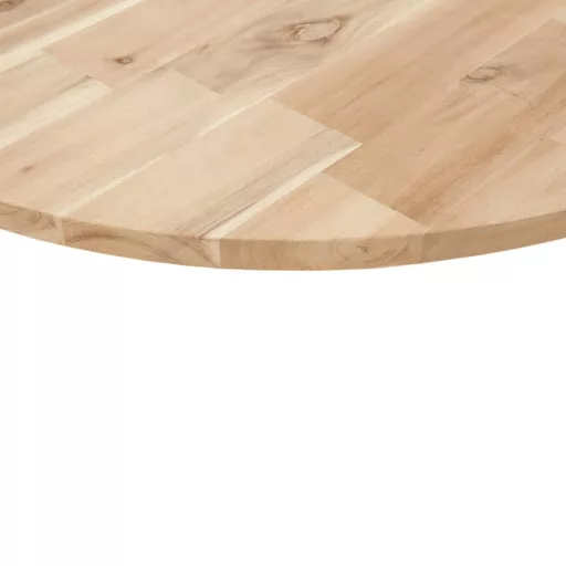 Kerek tömör akácfa asztallap Ø90 x 2 cm