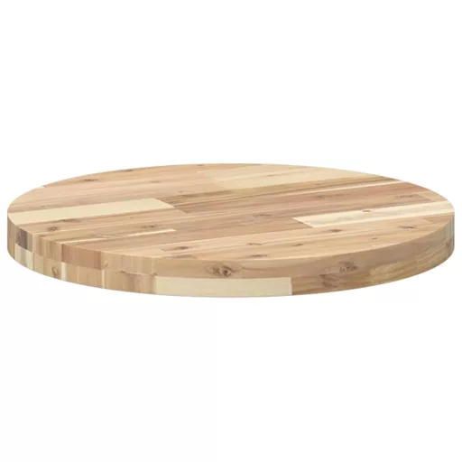 Kerek tömör akácfa asztallap Ø50 x 4 cm