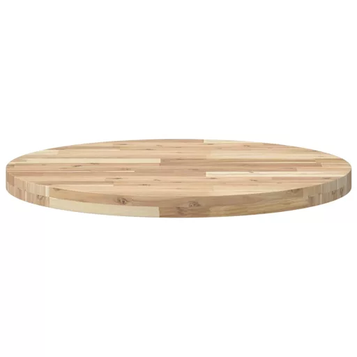 Kerek tömör akácfa asztallap Ø70 x 4 cm