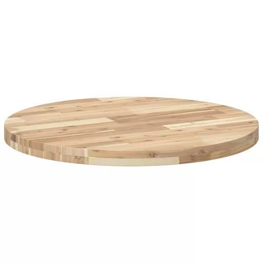 Kerek tömör akácfa asztallap Ø70 x 4 cm